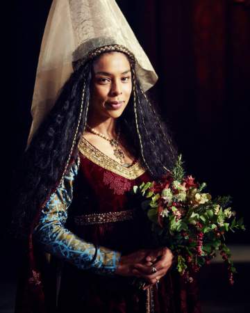 Sophie Okonedo portrays Queen Margaret in The Hollow Crown